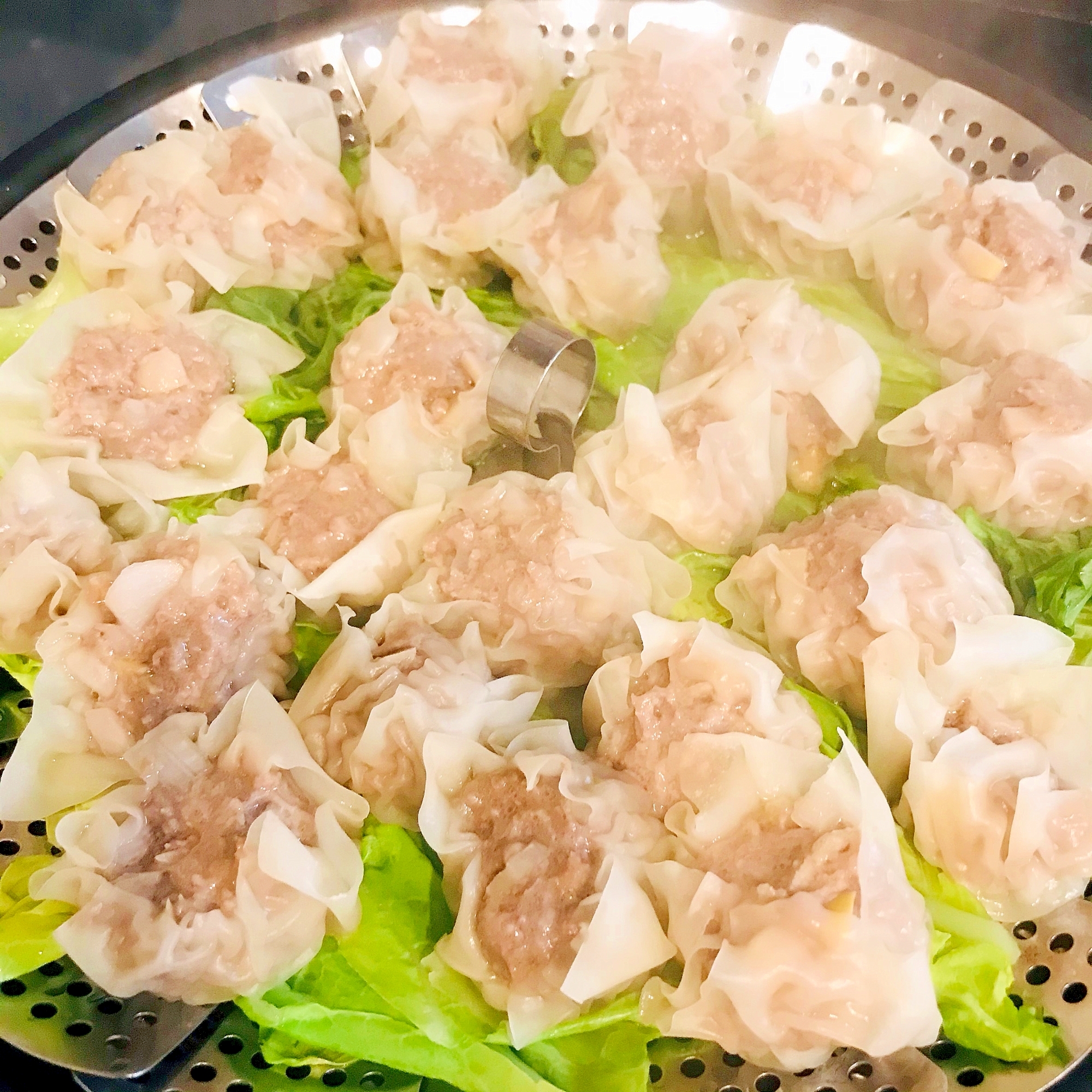 ひき肉 たけのこ 新玉ねぎ入りシュウマイ レシピ 作り方 By Haruru 楽天レシピ