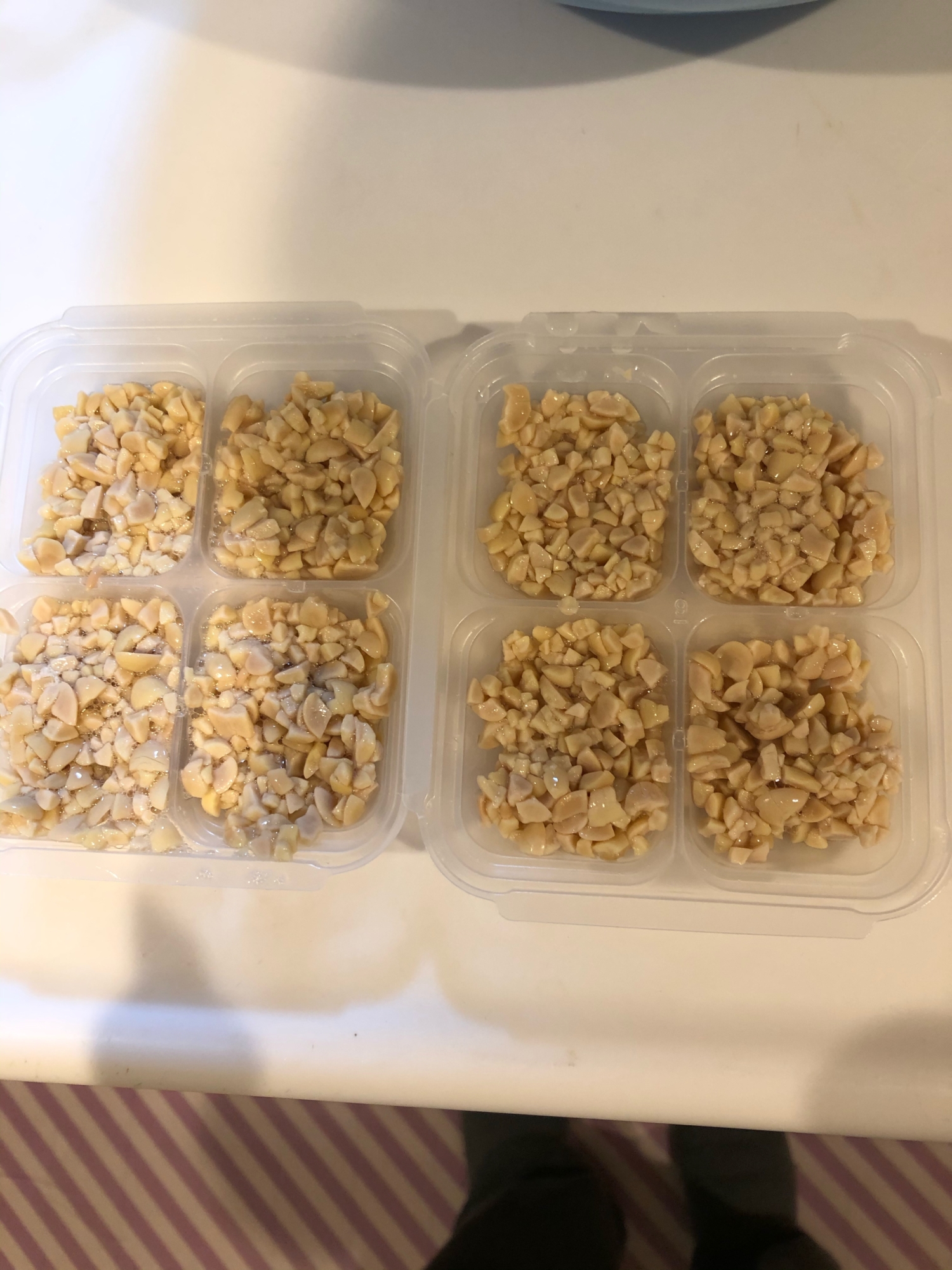 離乳食中期〜　納豆の冷凍保存