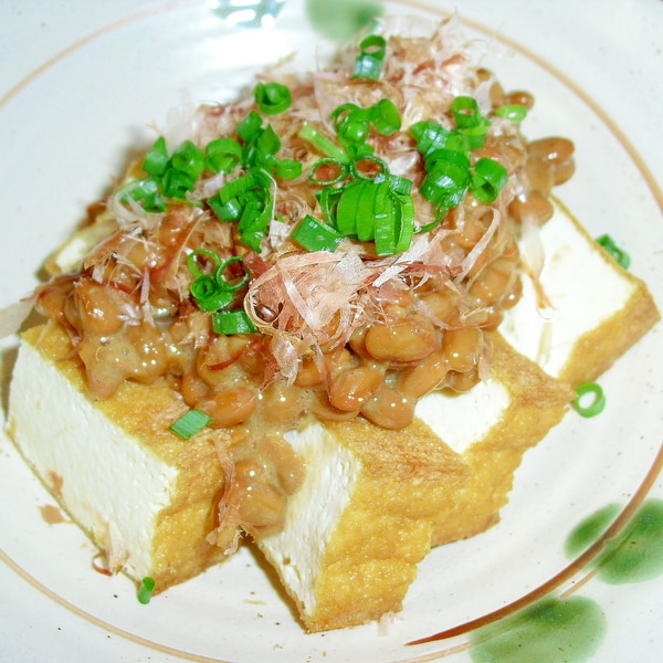 ポン酢であっさり 我が家の 厚揚げ納豆 レシピ 作り方 By Miyu 楽天レシピ ポン酢であっさり 我が家の 厚揚げ納豆 レシピ 作り方 By Miyu 楽天レシピ