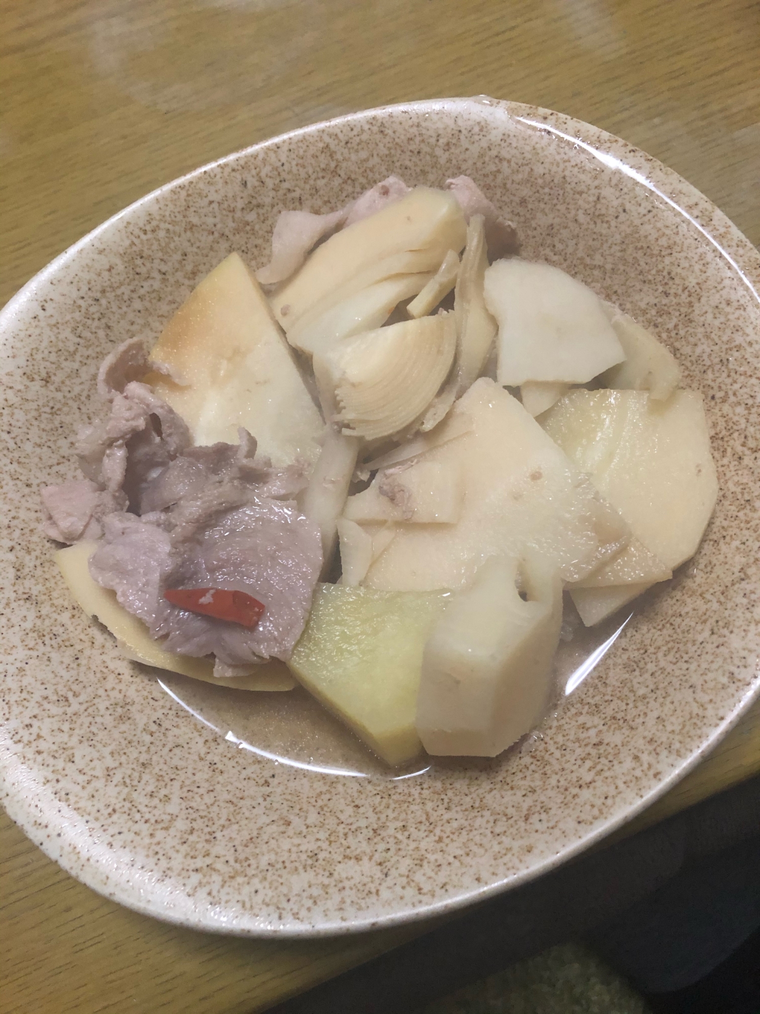 豚肉と竹の子の煮物