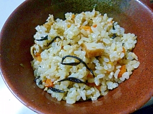 玄米の炊き込みご飯