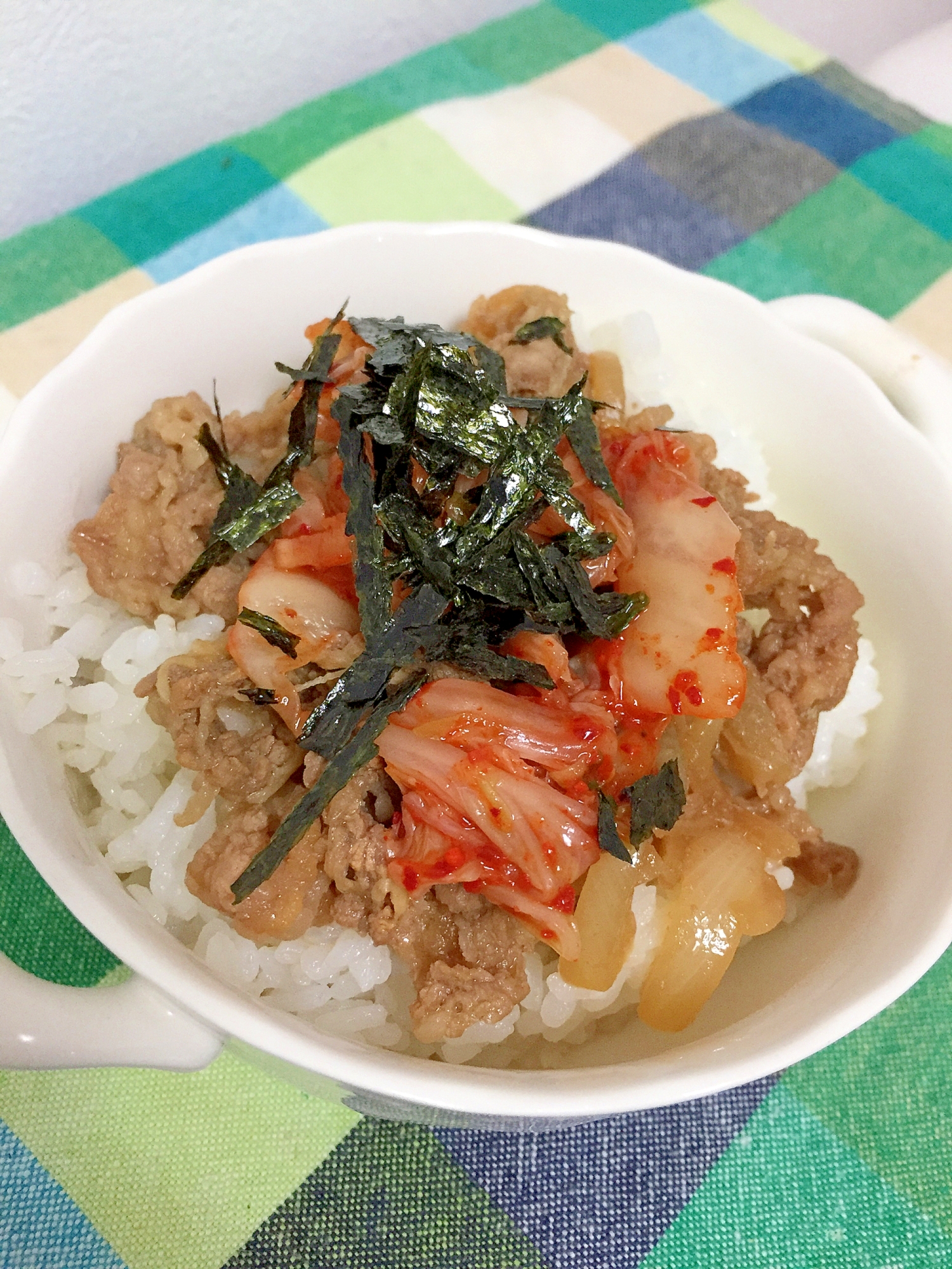 キムチ牛丼☆