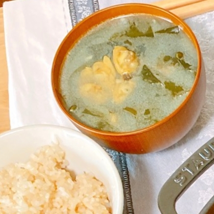 韓国料理:미역국 ミヨクグク(ワカメスープ)