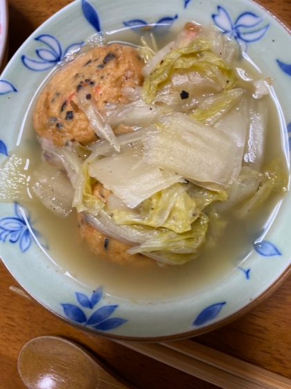 白菜とがんもどきの煮物