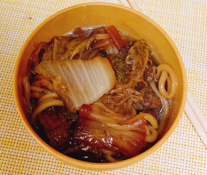 豚すき焼き入り玉子おじや