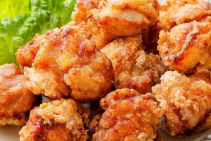 シンプル塩味の鶏唐揚げ