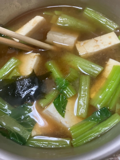 豆腐の味噌汁