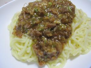 ♪焼きそば麺でジャージャー麺♪