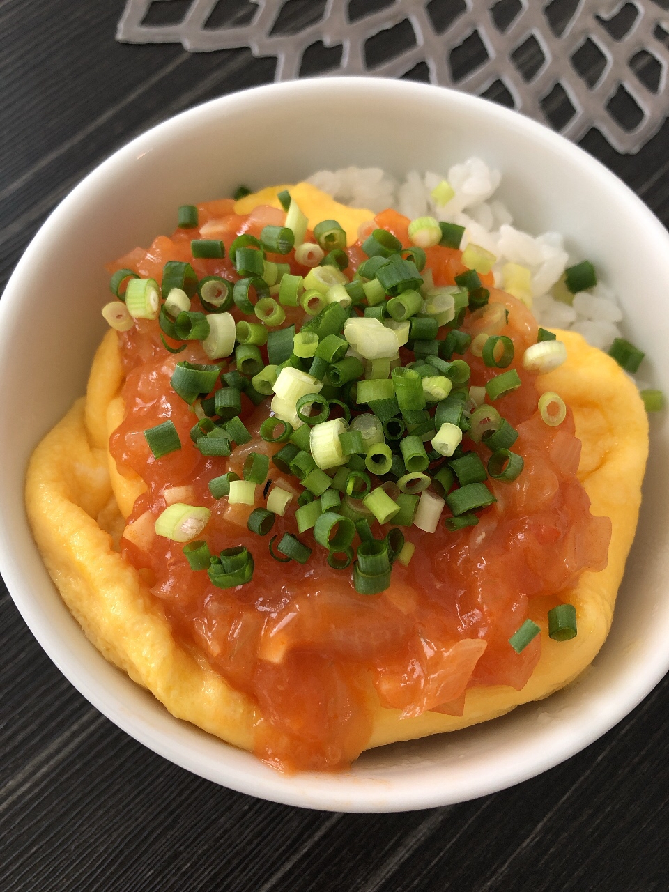 自家製チリソースで☆ふわふわ玉子丼