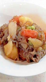 給食風の肉じゃが