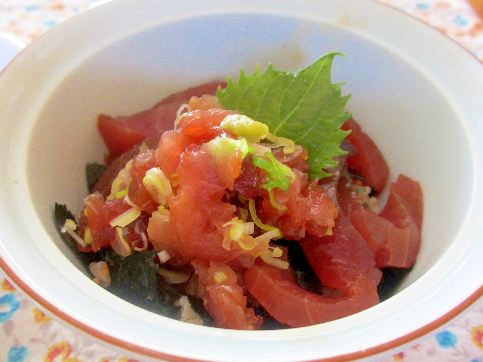 マグロねぎま丼