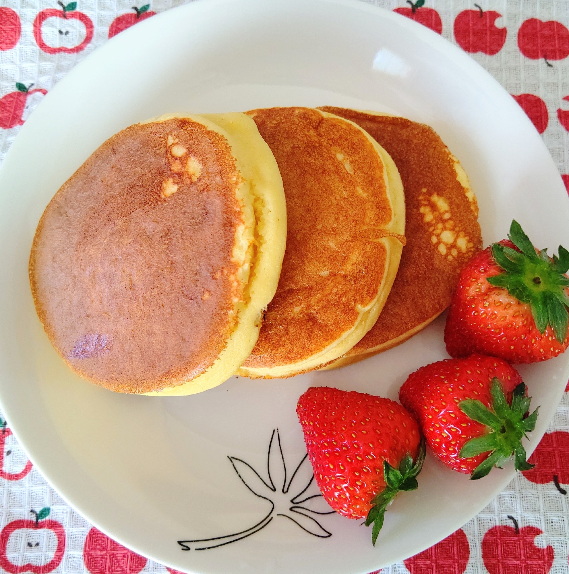 *おからパウダーと米粉のパンケーキ*