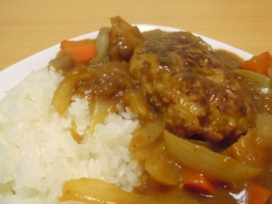 りんごハンバーグカレー