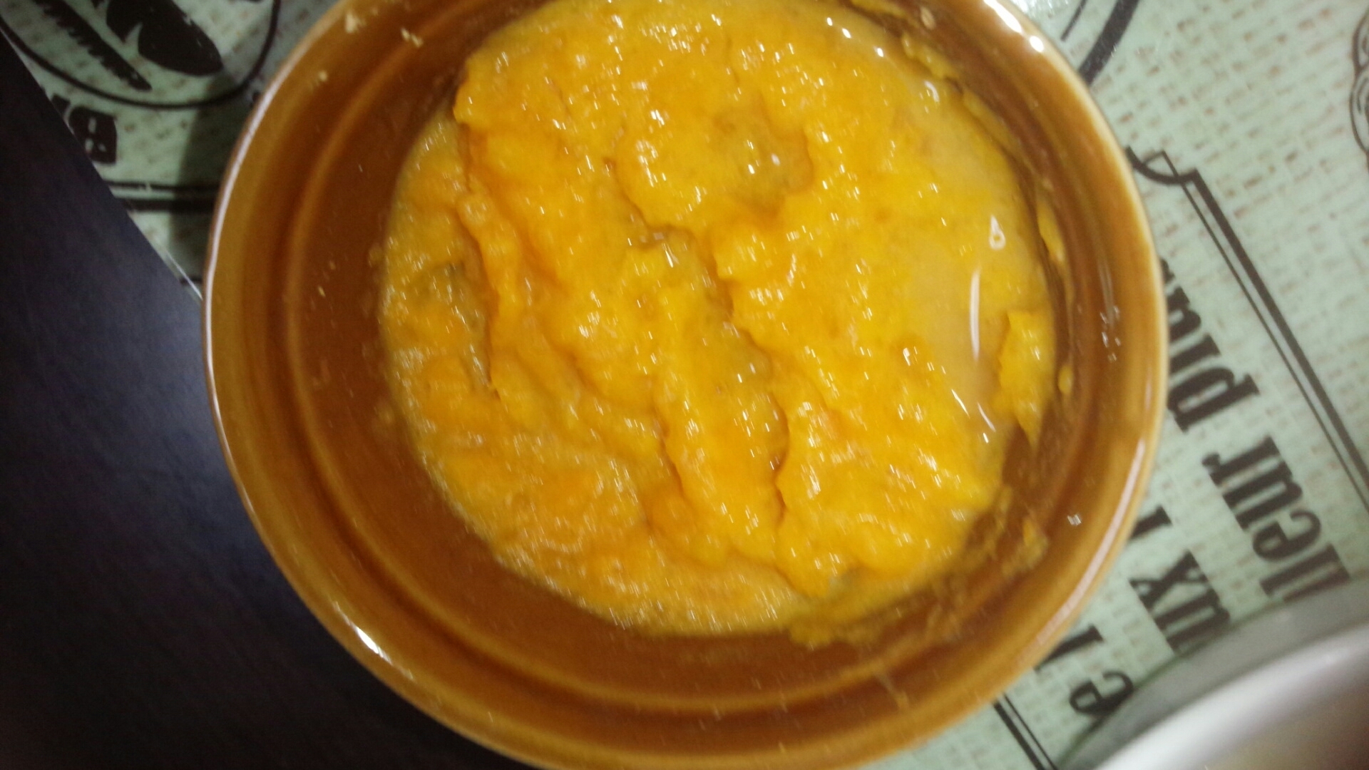 【離乳食中期】かぼちゃの豆乳煮