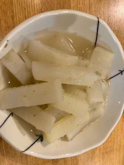 魚の煮汁リメイク　大根の煮物
