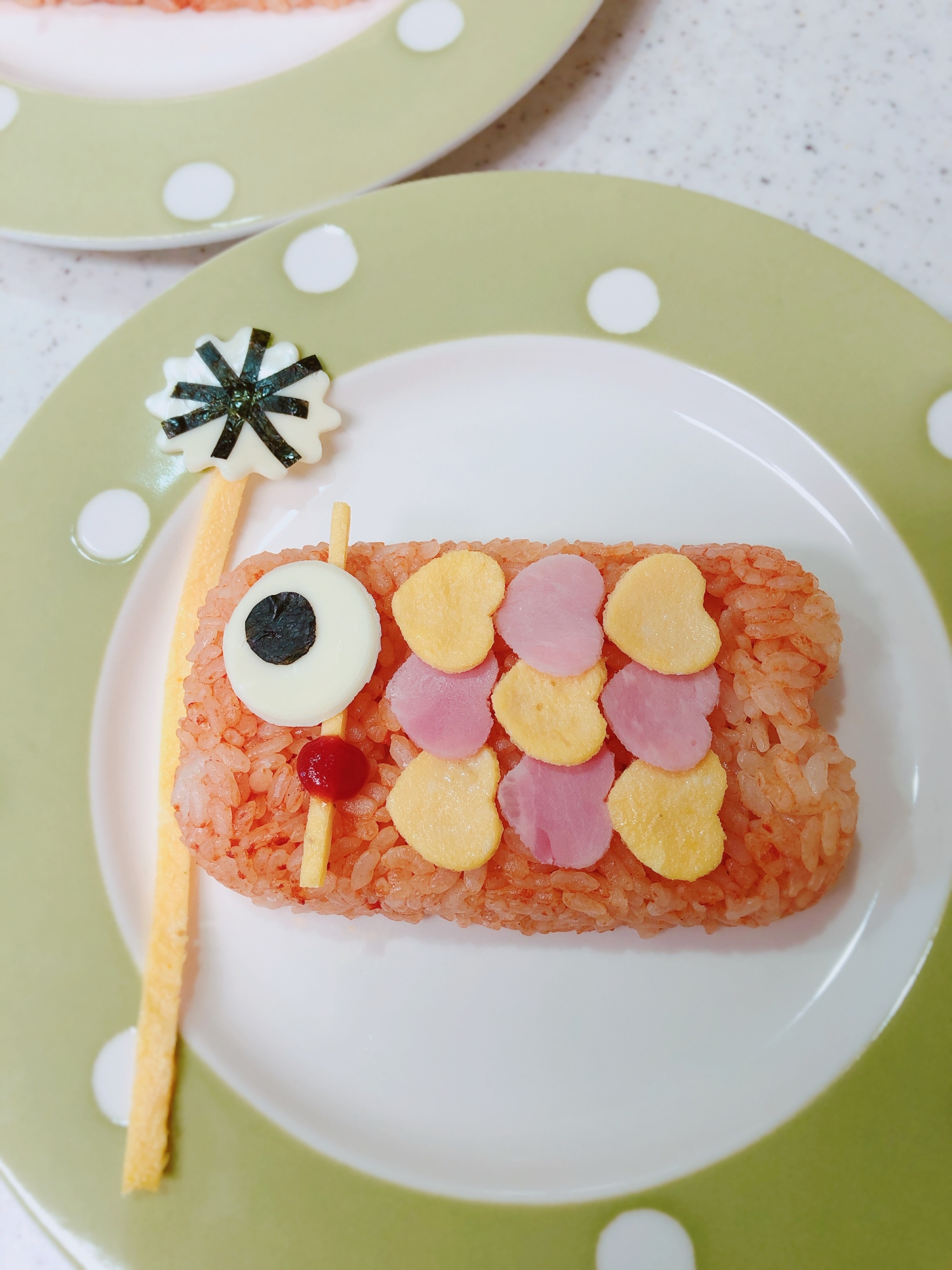 こどもの日 オムライスdeこいのぼり レシピ 作り方 By Penpenpengin 楽天レシピ