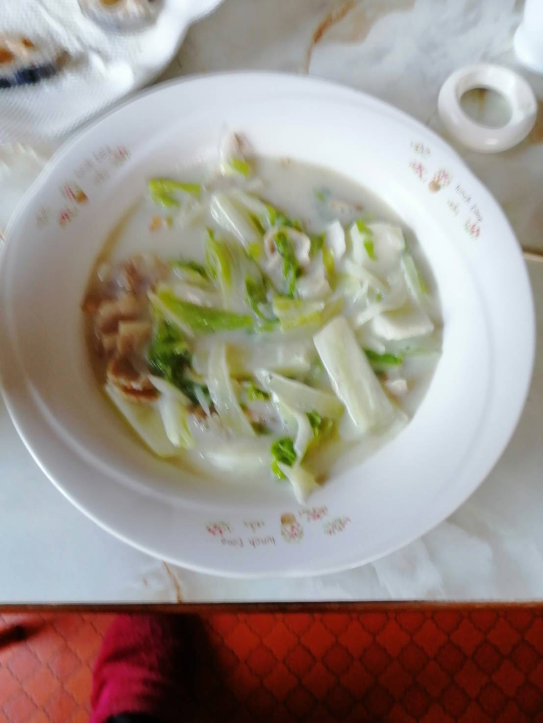 白菜とベーコンのクリーム煮