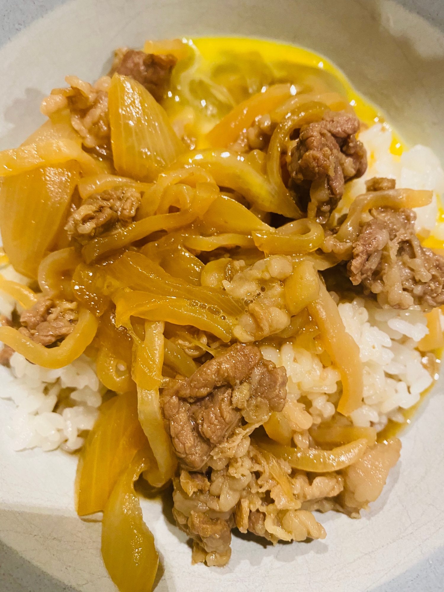 糸こんにゃくいり牛丼