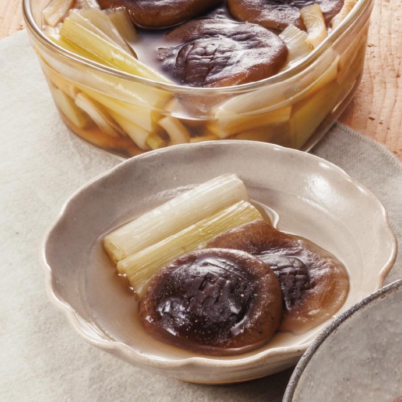 まるごと しいたけの煮浸し