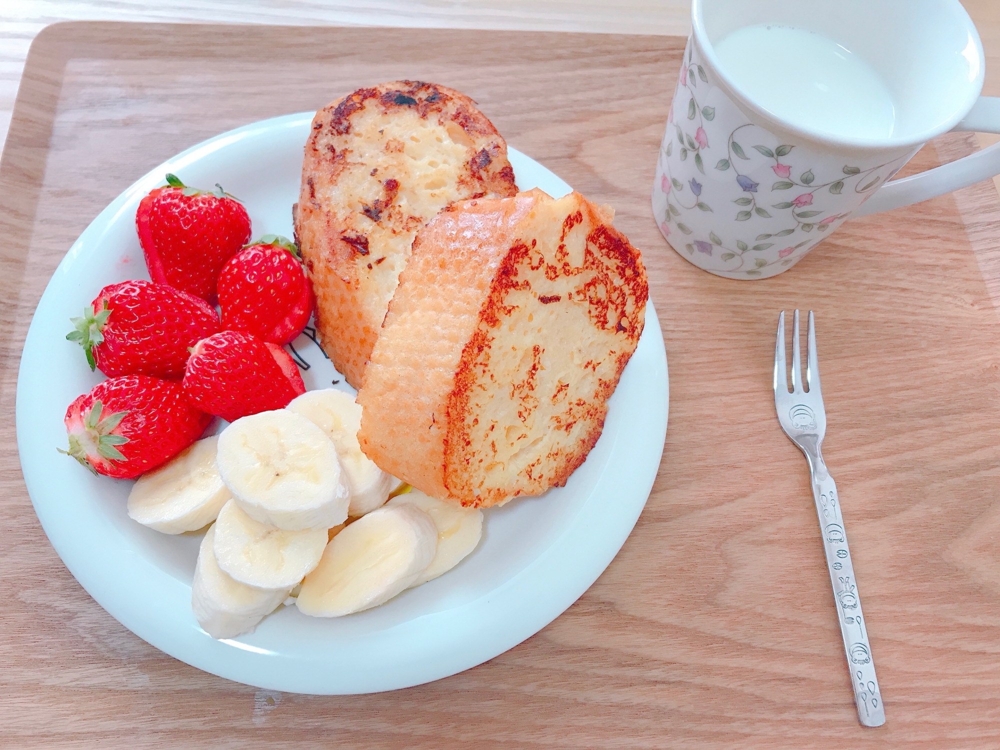 お洒落な朝食！フレンチトースト