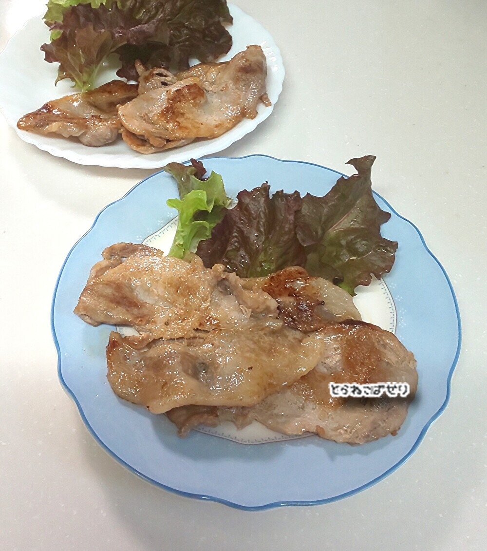 豚肉の塩麹生姜焼き