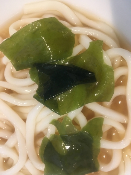 わかめネギうどん