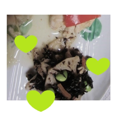 ひじきと高野豆腐と人参の煮物