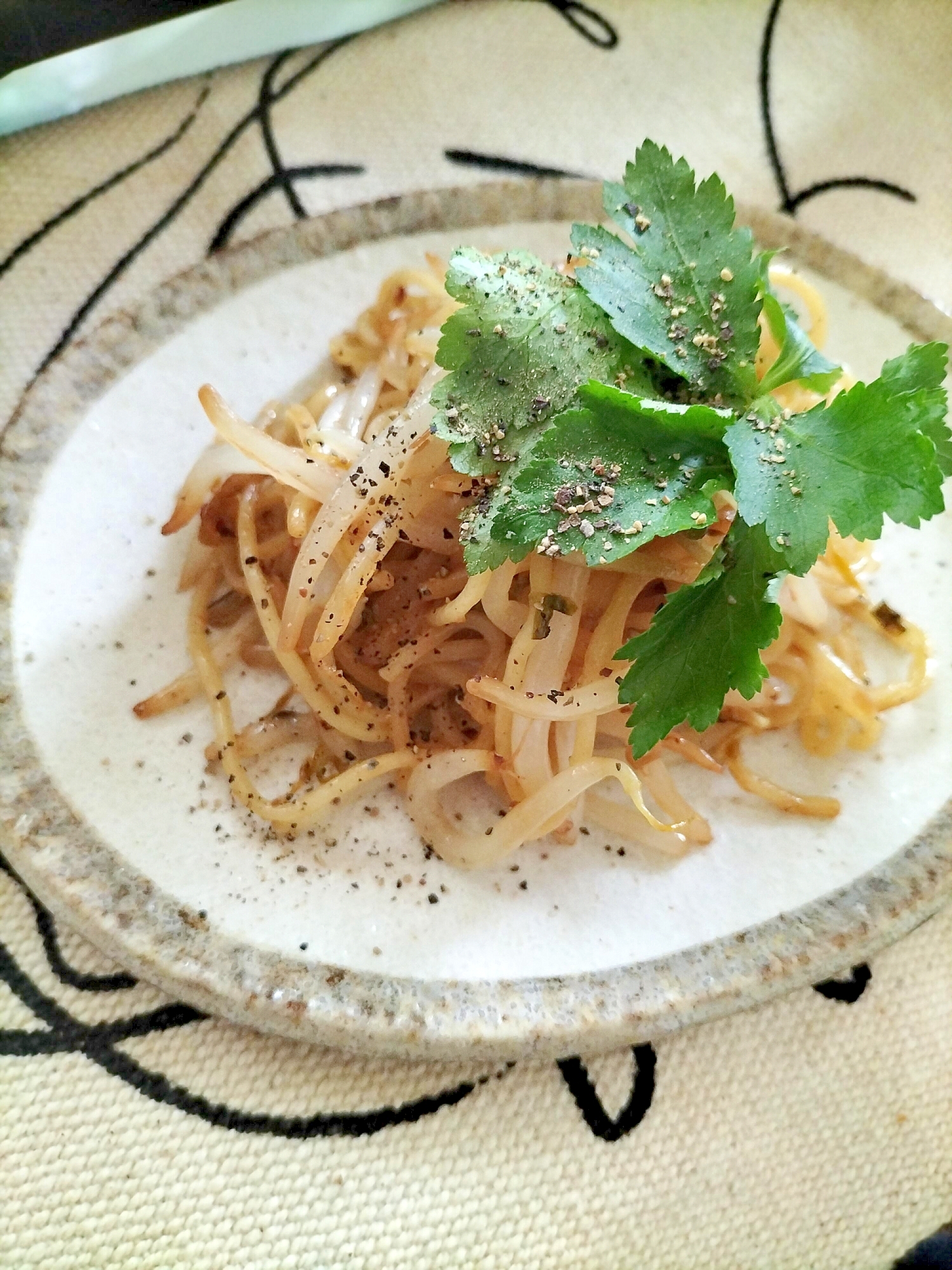 春の焼きそば♩ふき味噌焼きそば