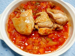 鶏肉のミネストローネ風煮込み レシピ 作り方 By Risaっち 楽天レシピ