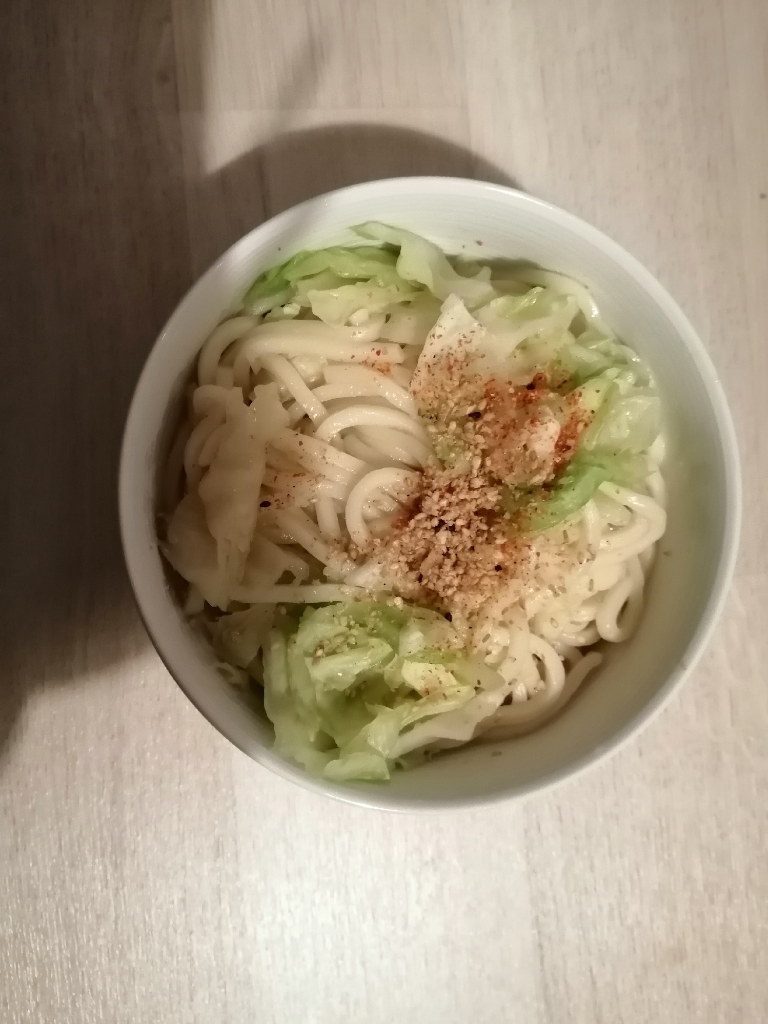 ごまキャベツうどん