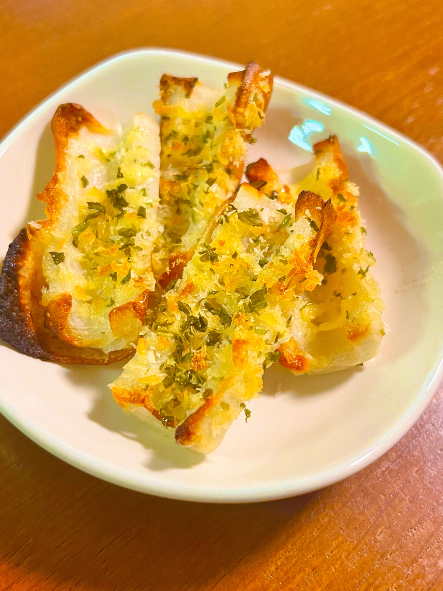 トースターで*ちくわの磯辺焼き