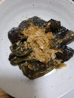 白なすの煮浸し