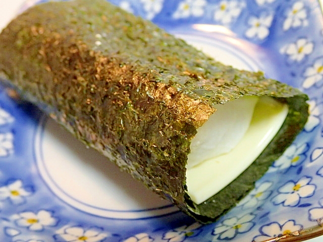 チーマヨ胡麻で　海苔巻き餅