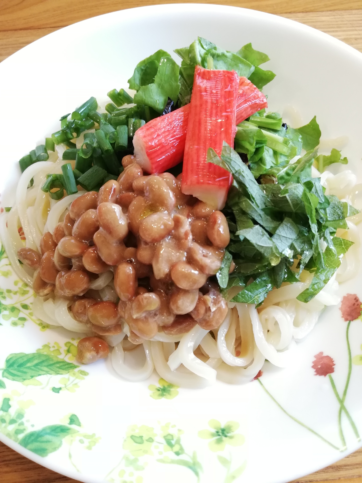 薬味沢山・冷やしうどん