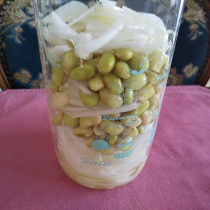 豆と玉葱のサラダトッピング（作り置き）