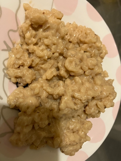 レンチンで簡単！豆乳ケチャップチーズリゾット