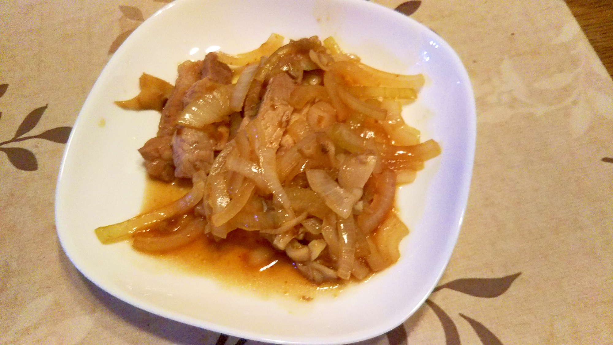 豚ロース・玉葱、おかず生姜焼き
