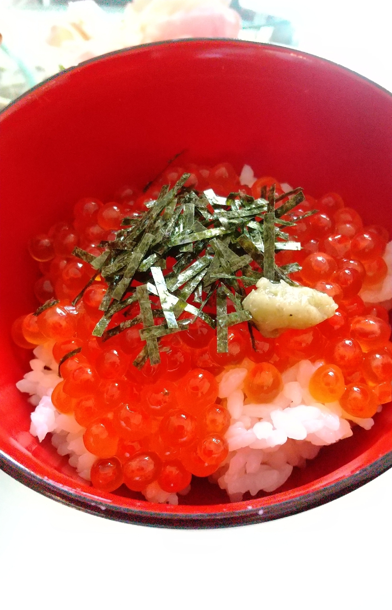 ちょっと中華な、いくら丼