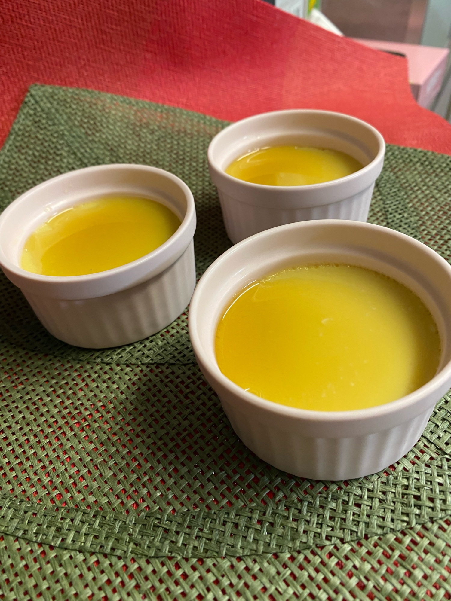 お手軽カラメル❣️砂糖なしの豆乳プリン