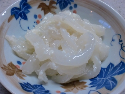 ケンサキイカの柚子胡椒・塩麹漬け