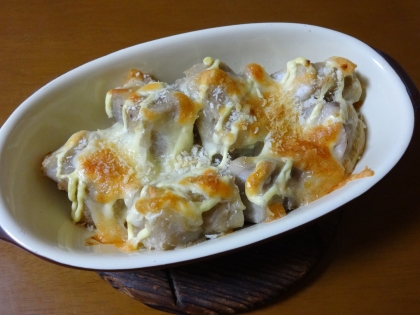 材料は里芋だけ！里芋のチーズ焼き