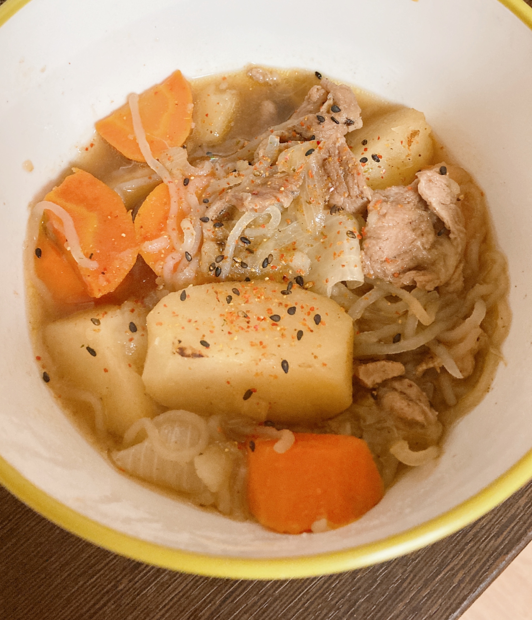 顆粒だしで作る簡単肉じゃが