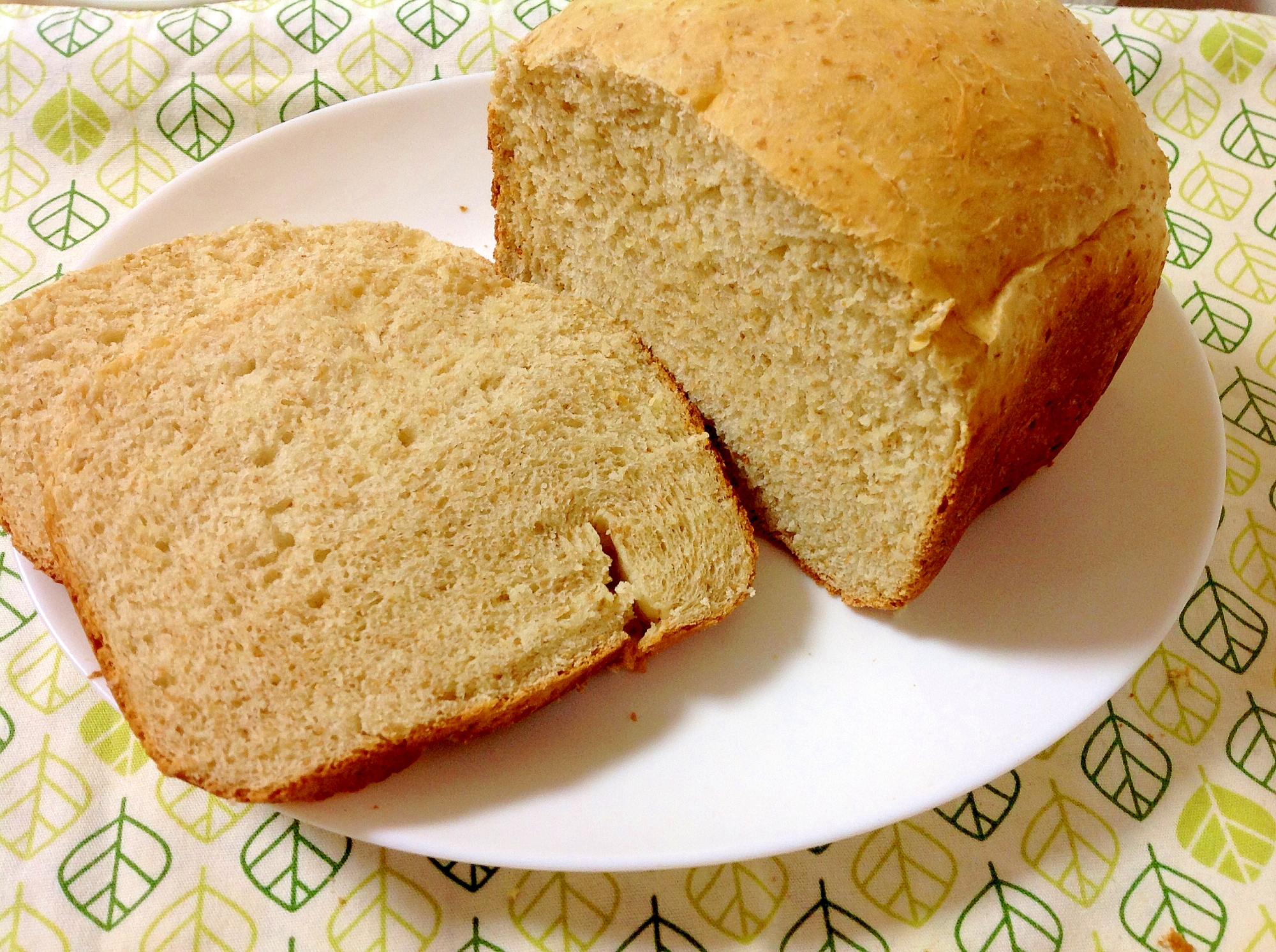 ホームベーカリーde♪ふすま食パン(o^^o)