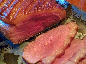 フライパンで簡単☆鴨のロースト 赤ワインソース