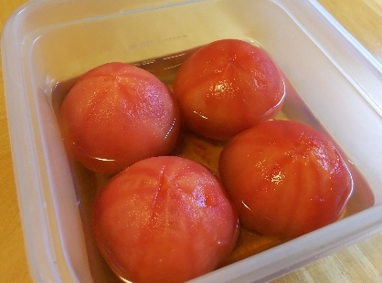 夏に食べたい！冷やして美味しい！出汁トマト