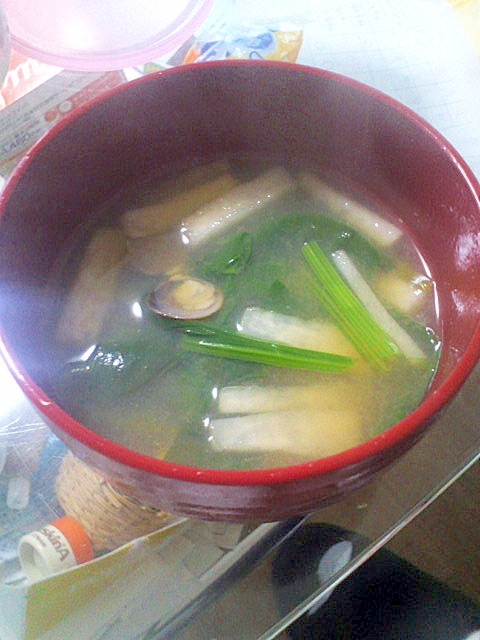 うまうま☆しじみ&野菜のみそ汁