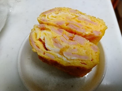 卵１つで作りました☆断面の色合い綺麗でお弁当が華やぎます♪美味しかったです♡