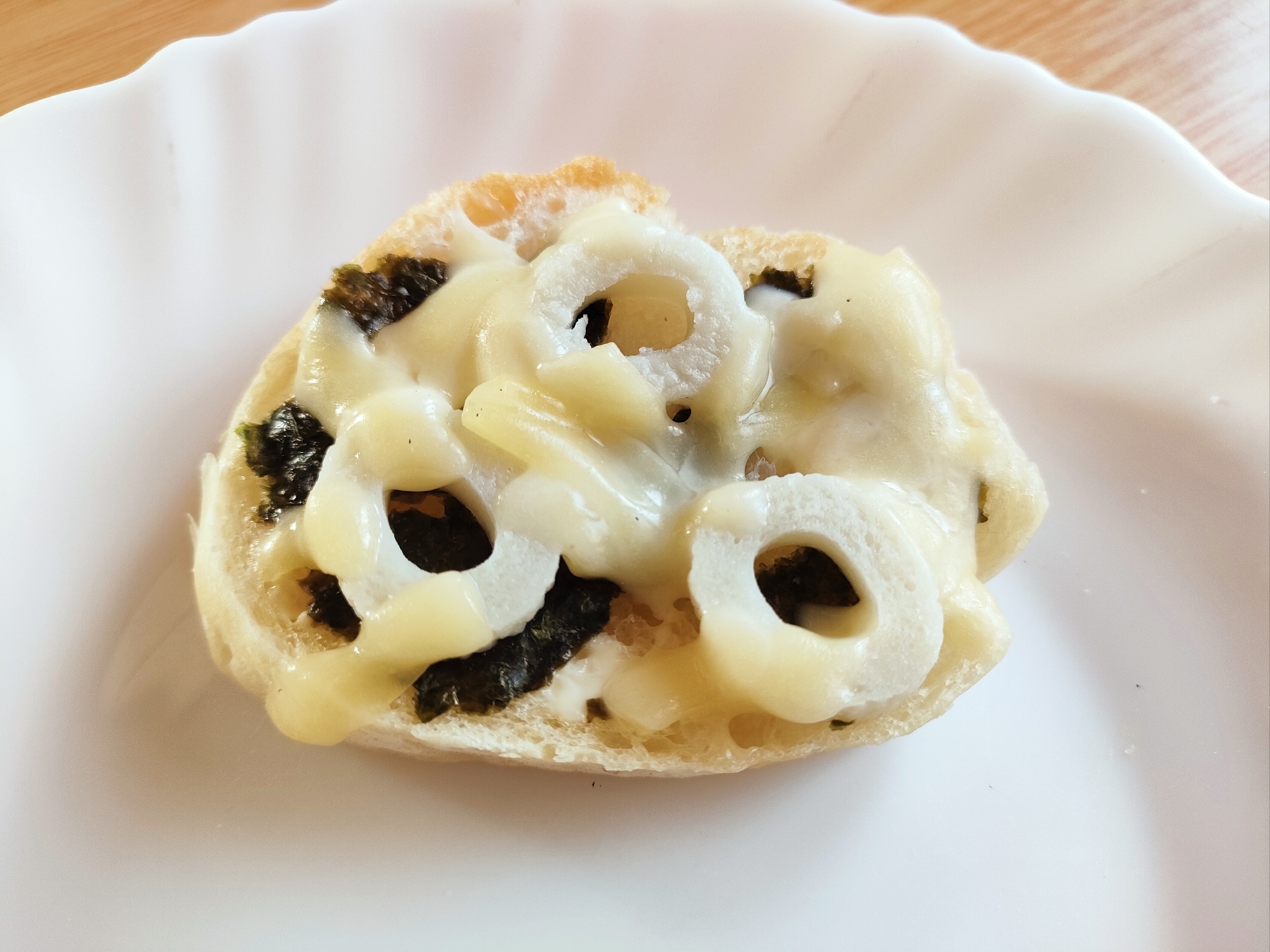 海苔とちくわのチーズトースト
