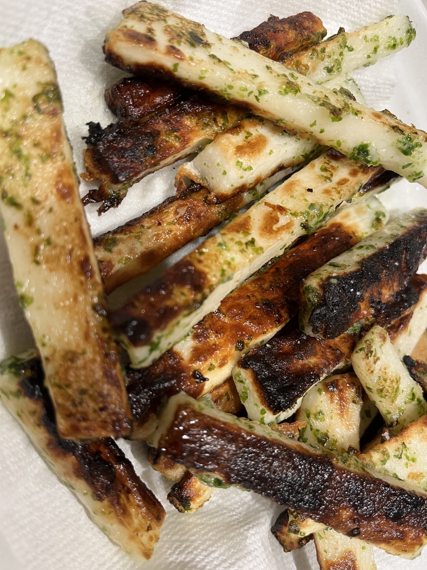 長芋の海苔塩焼き