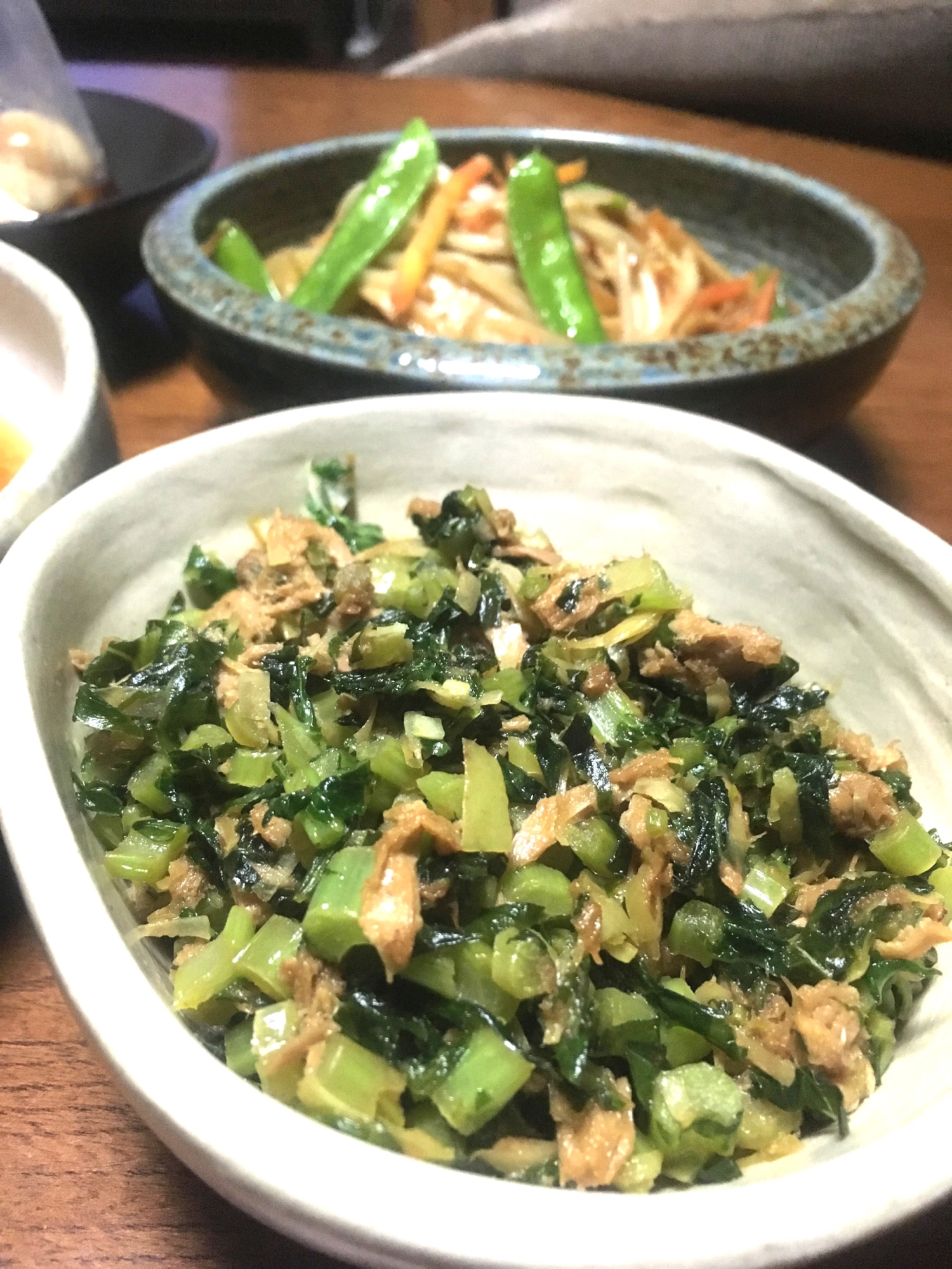 あと一品 大根葉とツナ炒め